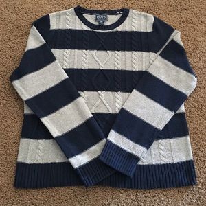 Chaps stripped sweater